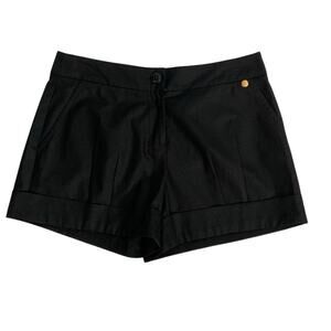 Trina Turk Cuffed Black Dressy‎ shorts size 2